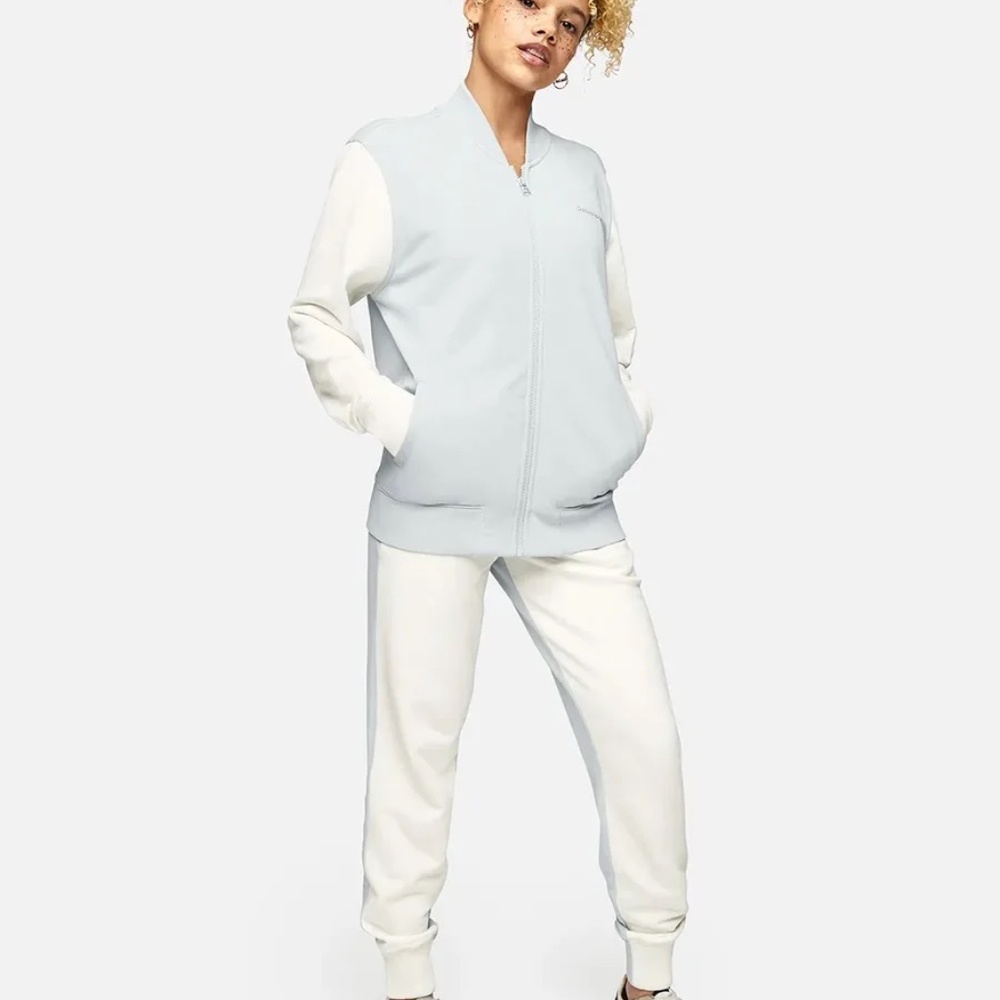 NWT Outdoor Voices Pickup Bomber & Sweatpant - Dove/Bone - sz L